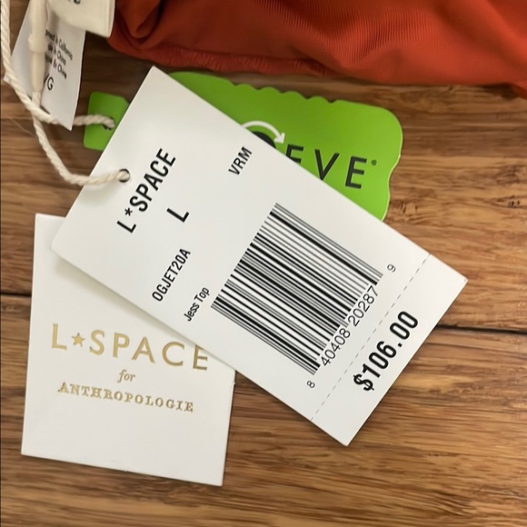 L*Space Rust Ribbed Top - Picture 4 of 4